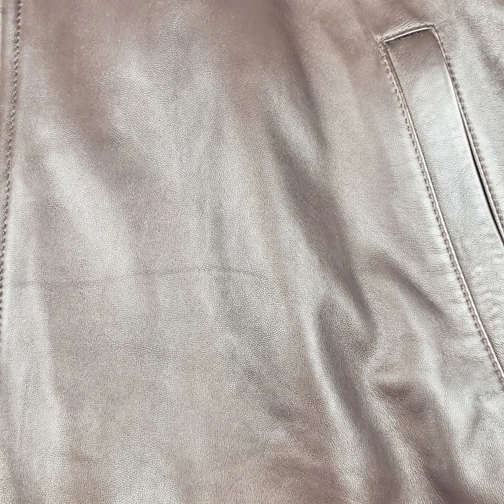 Polo Ralph Lauren Vintage Butter Soft Genuine Leather Jacket XL - Picture 12 of 16